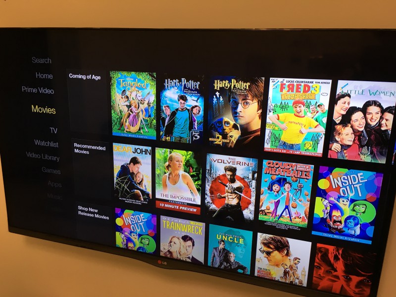 Fire TV 主界面，简洁实用，也很炫