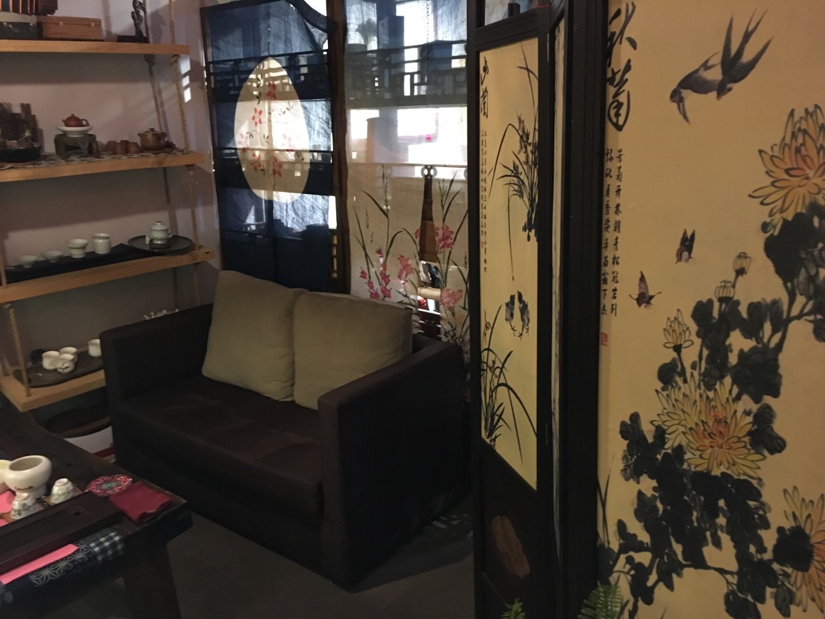 茶馆屏风