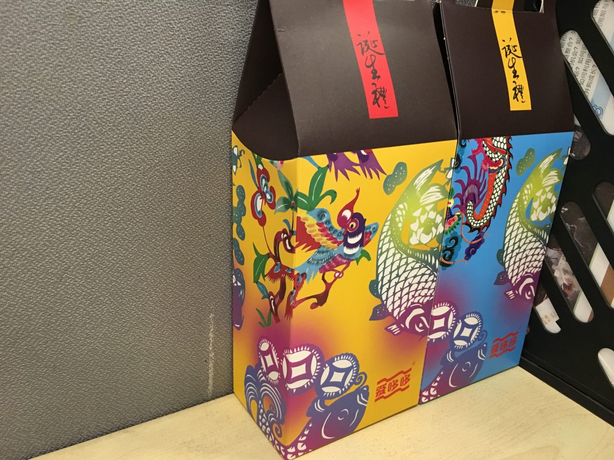 龙凤胎喜蛋礼盒