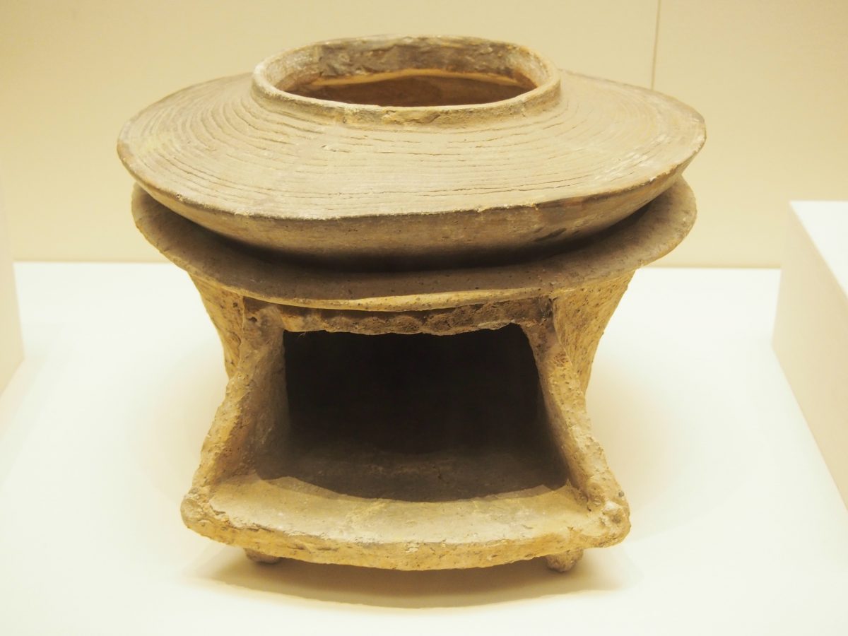 红陶釜、灶