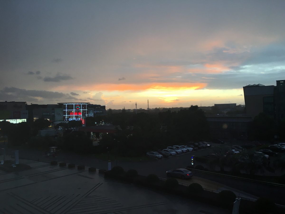 夏日.黄昏晚霞