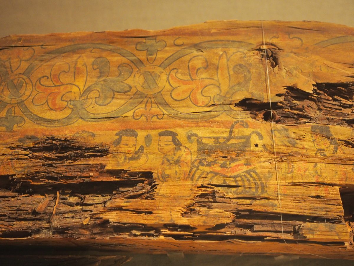 智家堡北魏棺板画·局部