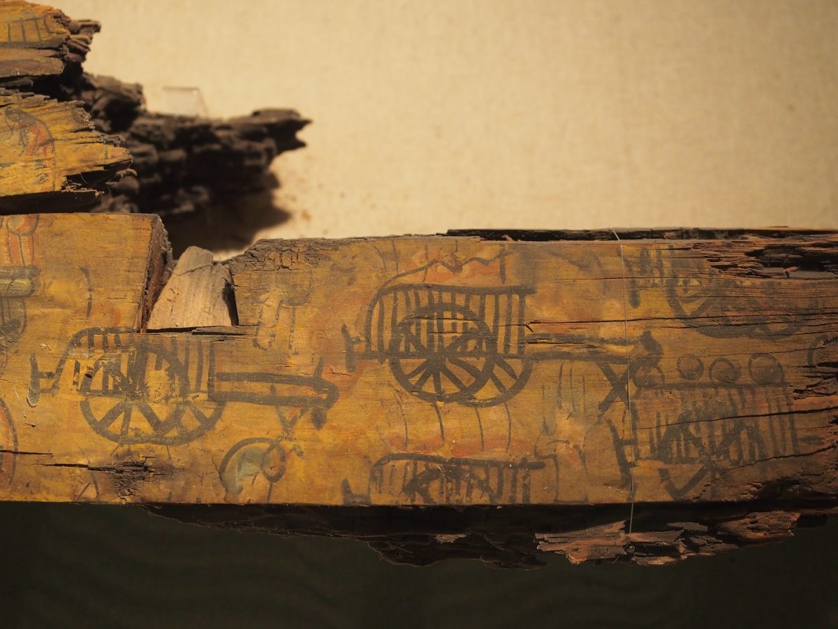 智家堡北魏棺板画·局部