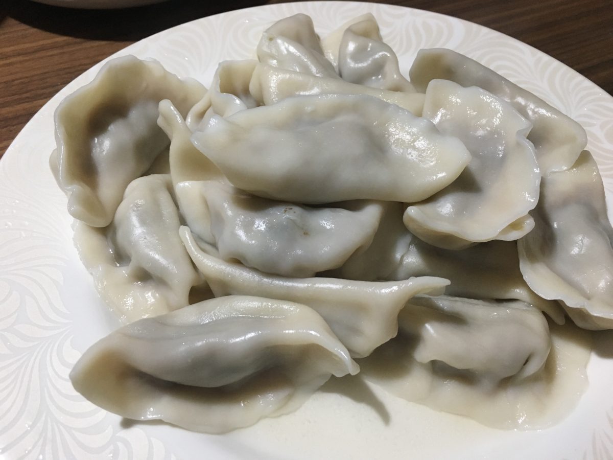 秋天·家庭·晚饭·饺子