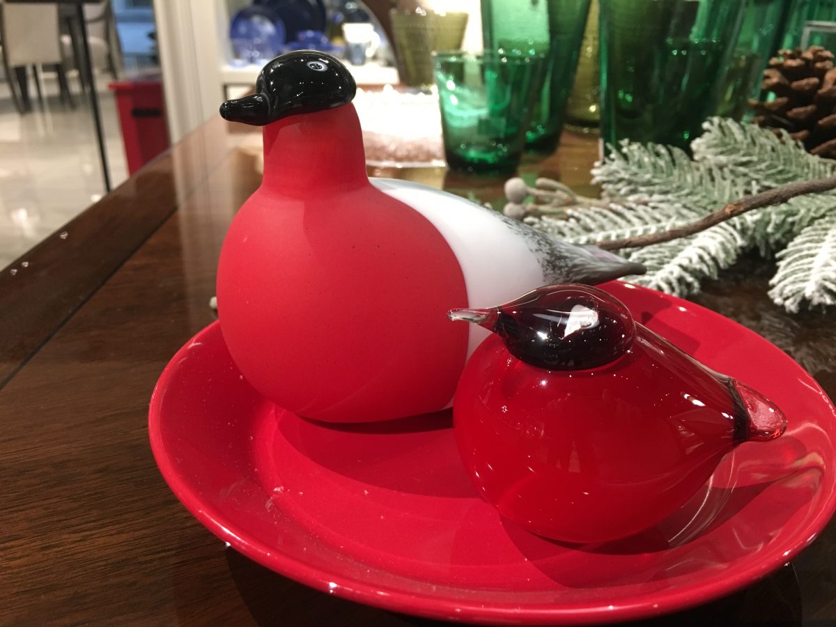 iittala 玻璃鸟