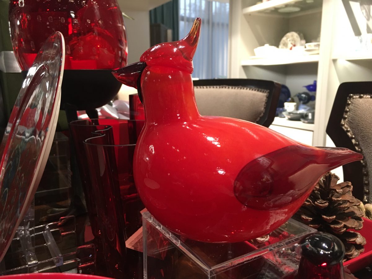 iittala 玻璃鸟