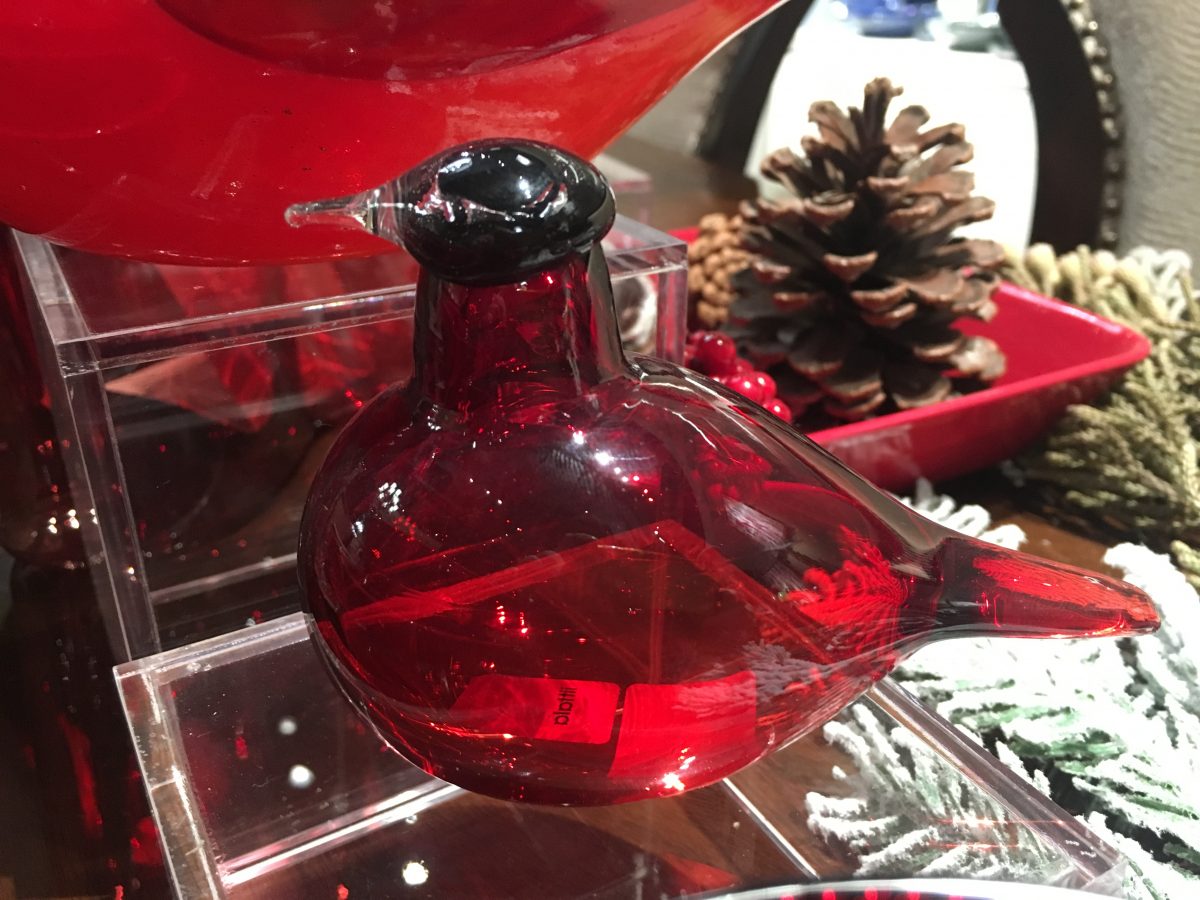 iittala 玻璃鸟