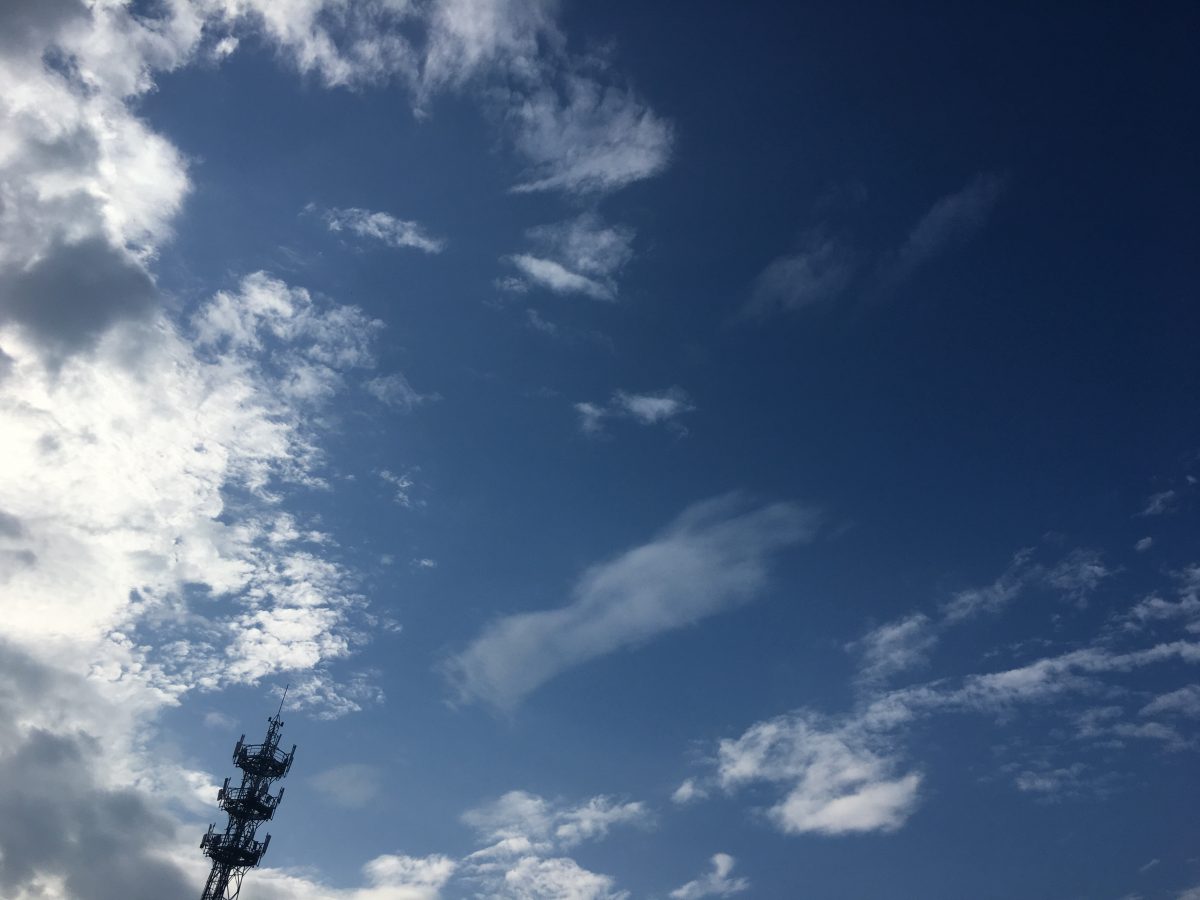 夏季清晨·上海·蓝天白云