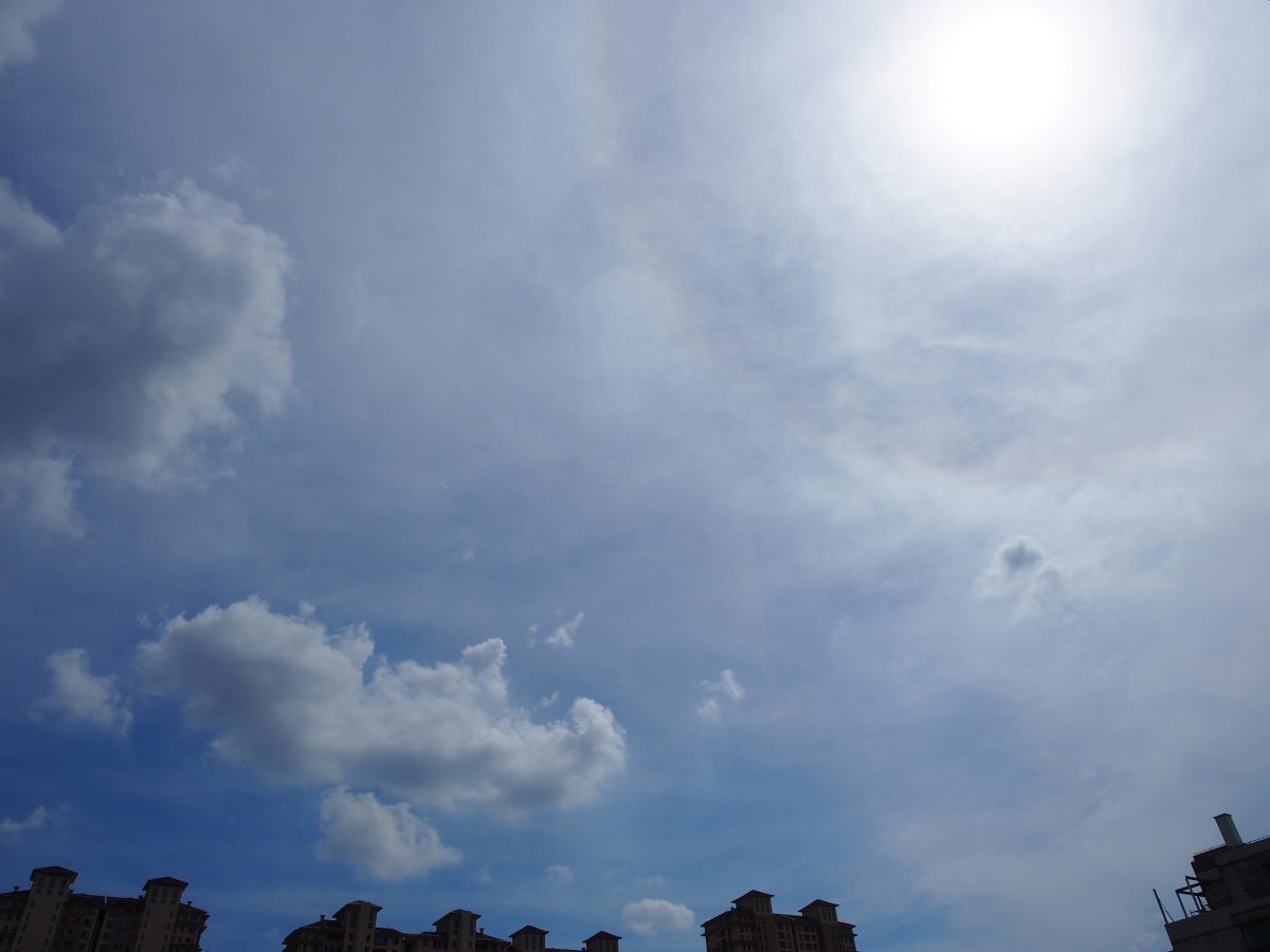 夏季·天象·天空·日晕