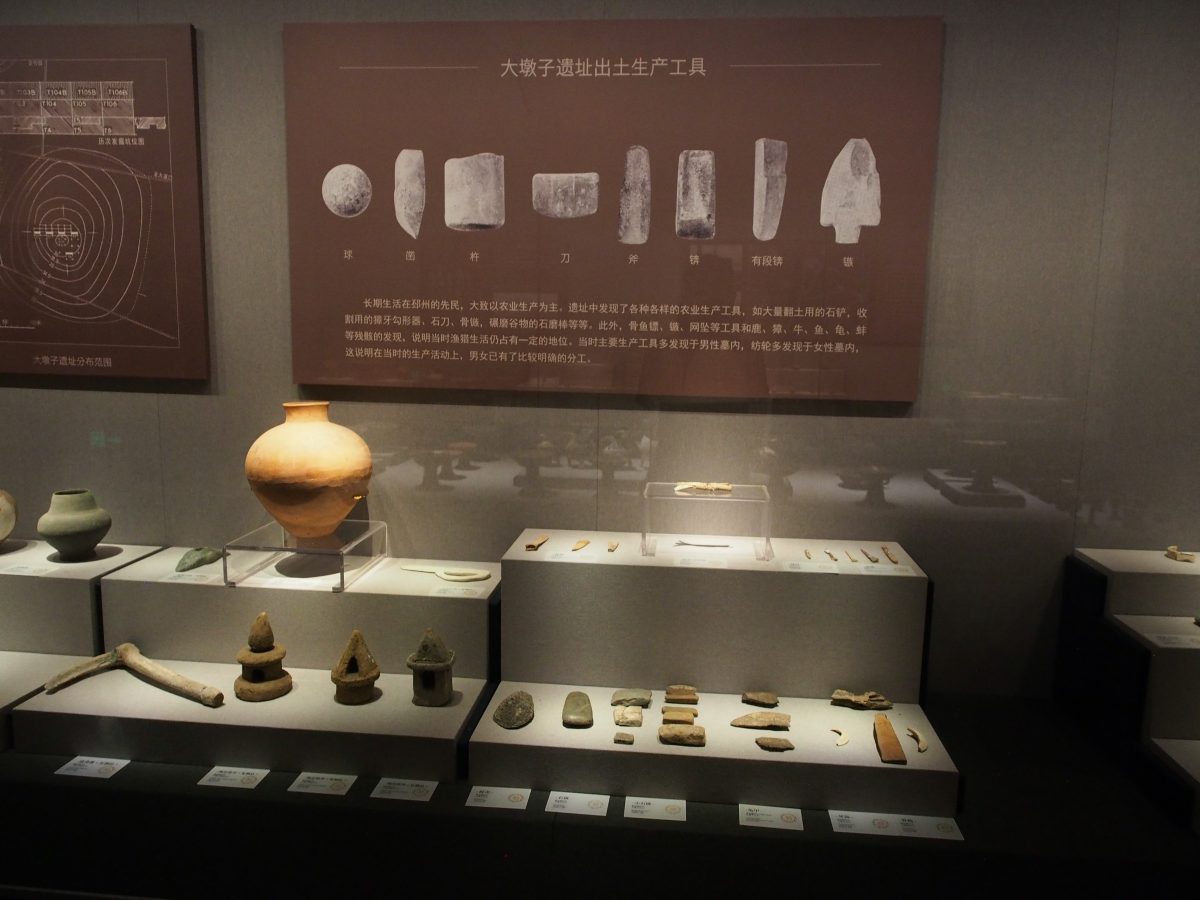 大墩子遗址出土生产工具