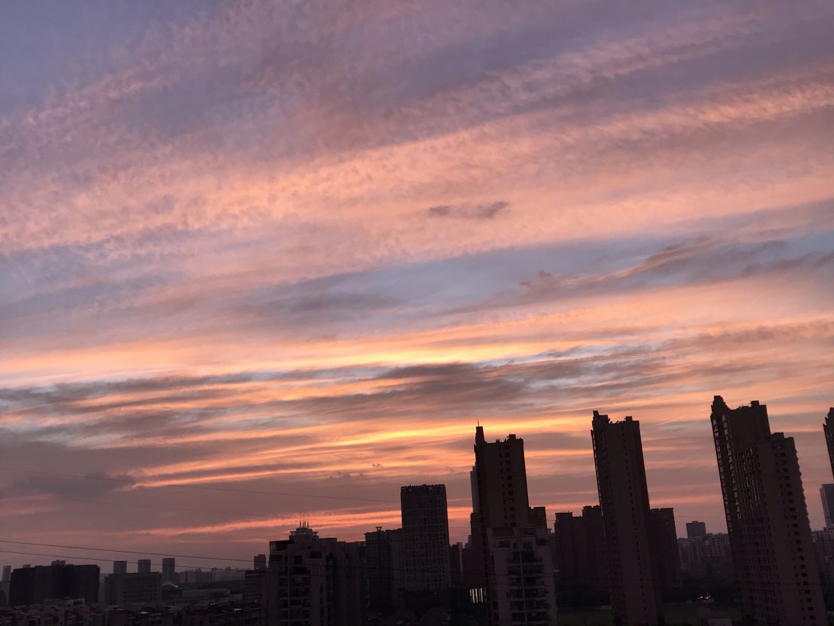 夕阳·天空·彩云