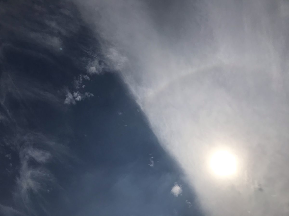 天空·云气·阴阳·午后阳光·日晕