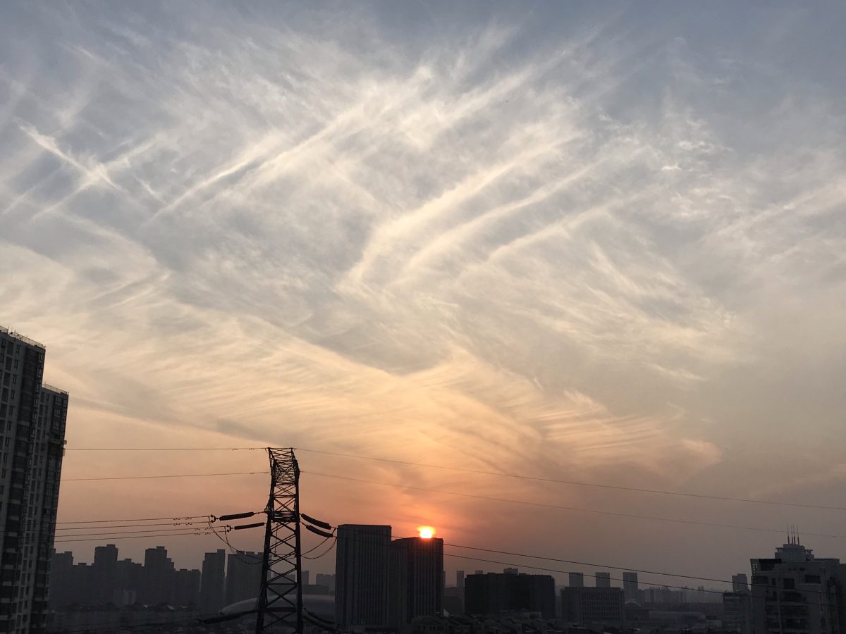 秋季·傍晚·江苏·天空·日落·晚霞·云
