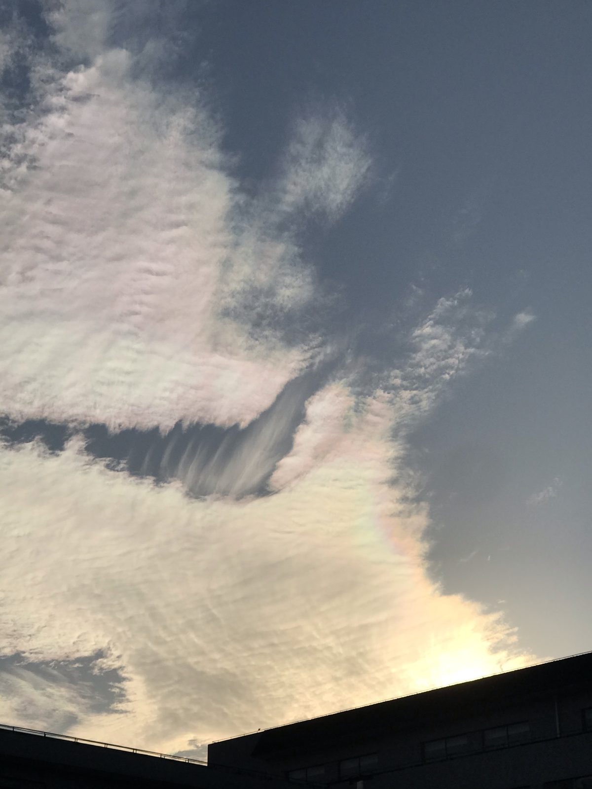 冬季·天空·彩云·阳光