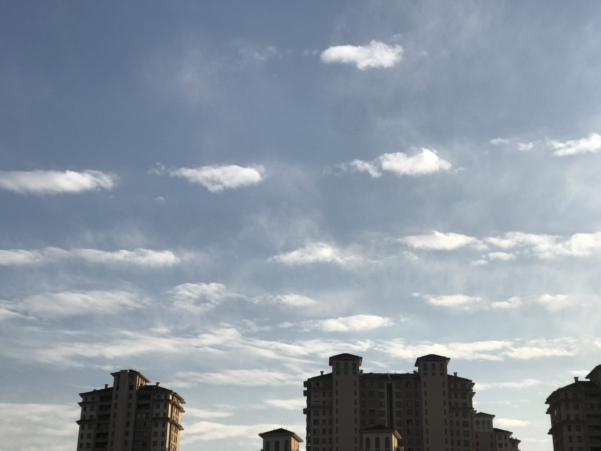 冬季·天空·云