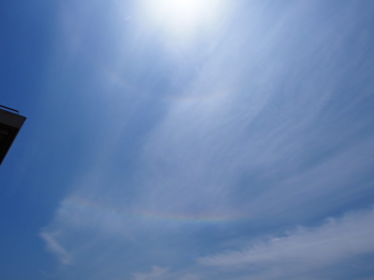 初夏·江苏·天象·日晕·环地平弧