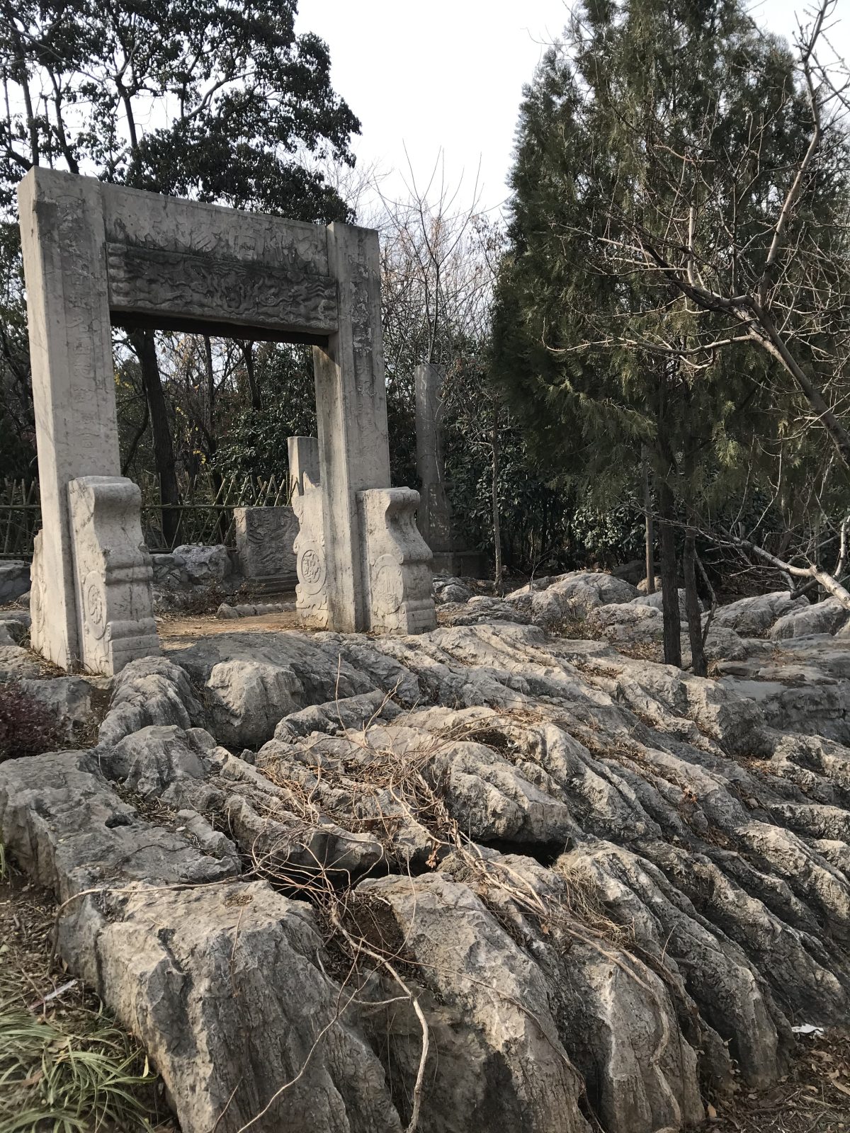 冬季·江苏·徐州·云龙山·石牌坊