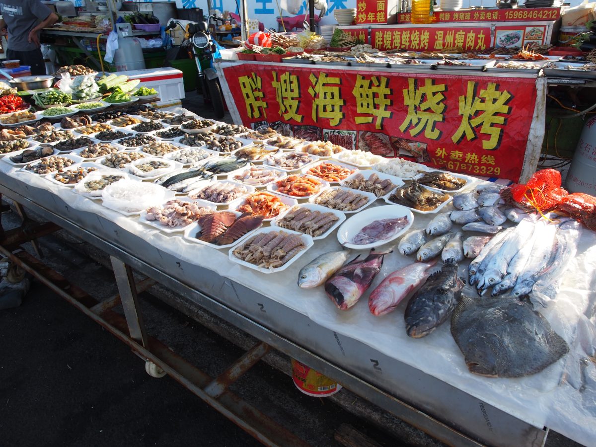 石浦渔港·露天海鲜排挡